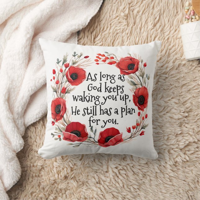 Almofada Red Poppies Mug (Cobertor)