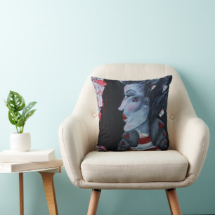 Almofada Red Queen Of Hearts Alice Wonderland Fantasy Art