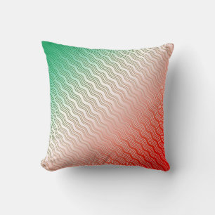 Almofada Red Silver Green