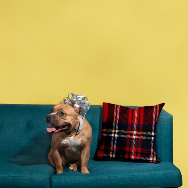 Almofada Red Tartan (Criador carregado)