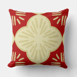 Almofada Red tile pattern