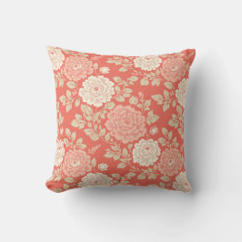 Almofada Red White Blue Block Print Stripes