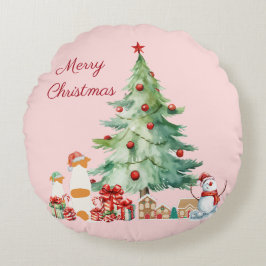 ALMOFADA REDONDA かわいいジャックラッセルテリアのクリスマス♡