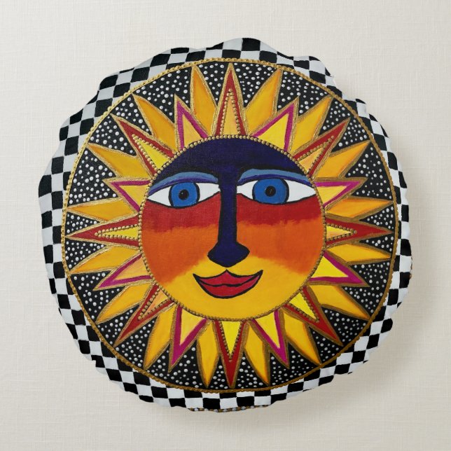 Almofada Redonda 088 - Travesseiro redondo (Verso)