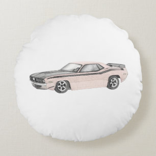 Almofada Redonda 1970 Plymouth Barracuda