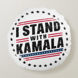 Almofada Redonda 2024 Kamala Harris Senhora Presidente EUA Votação