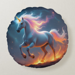 Almofada Redonda „2026 – Das Jahr des Feuerpferds“