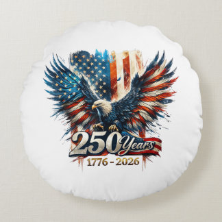Almofada Redonda 250 Anos Aniversário da América 250º Independência