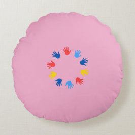 Almofada Redonda (40.64cm) Mãos