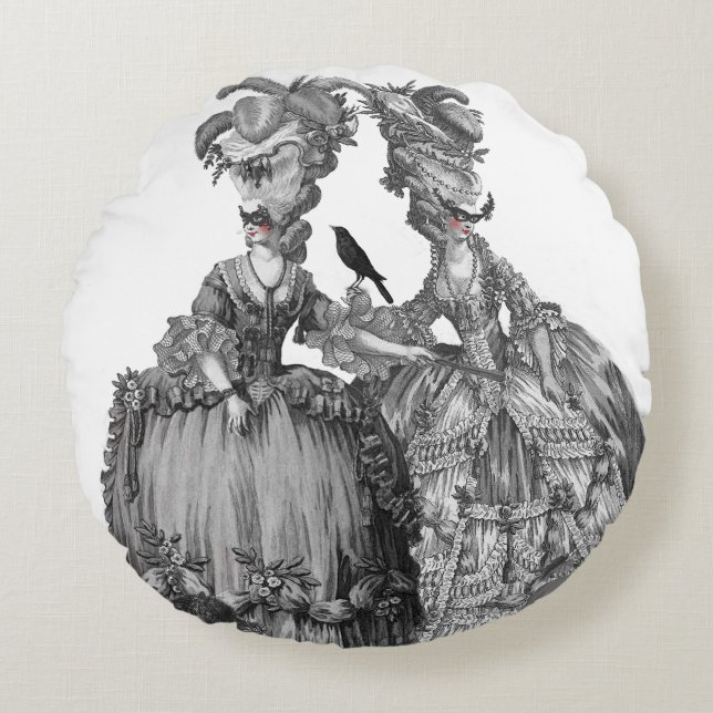 Almofada Redonda A Bola das Horas e o Chandelier (Frente)