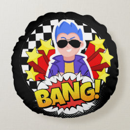 Almofada Redonda A cara do ataque