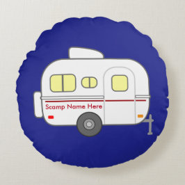 Almofada Redonda A casa é onde quer que nós somos junto