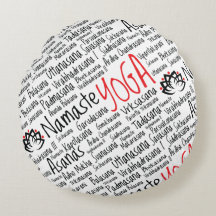 A ioga posiciona a nuvem da palavra de Asanas