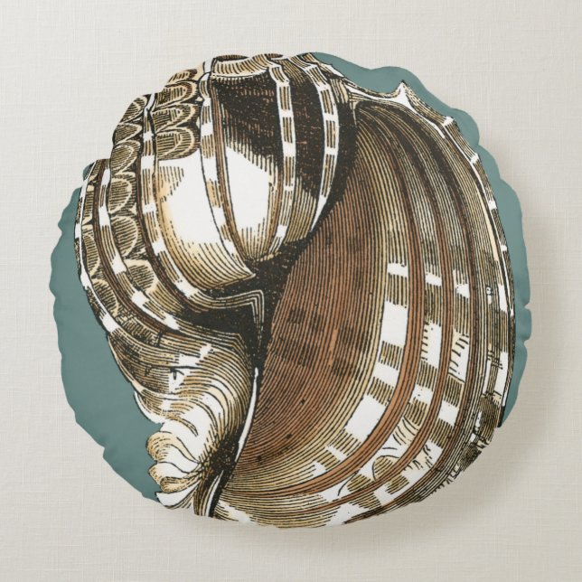 Almofada Redonda A Joia do Oceano (Frente)