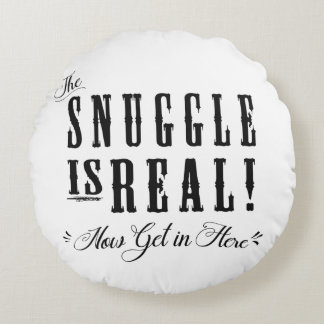 Almofada Redonda A Luta é Real... Agora entre aqui Travesseiro