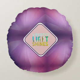 Almofada Redonda A Noite das Luzes da Liberdade