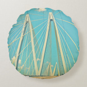 Almofada Redonda A ponte de Fred Hartman