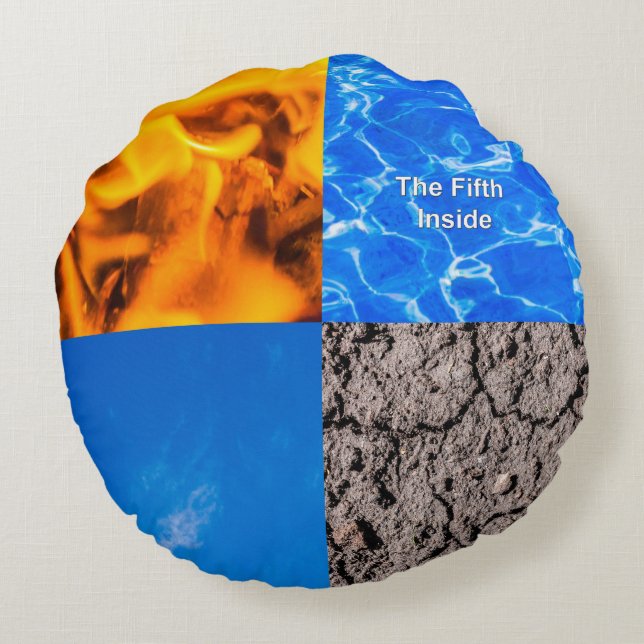 Almofada Redonda A Quinta Dentro (Verso)