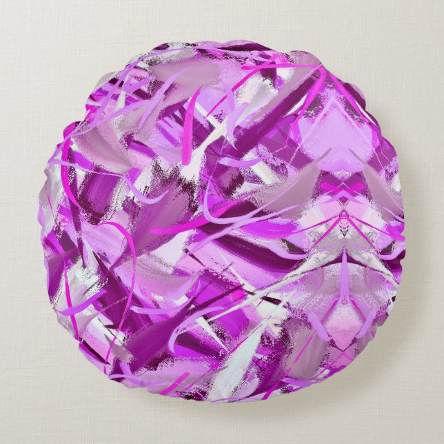 Almofada Redonda Abstratado (Frente)