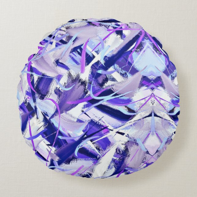 Almofada Redonda Abstratado (Frente)