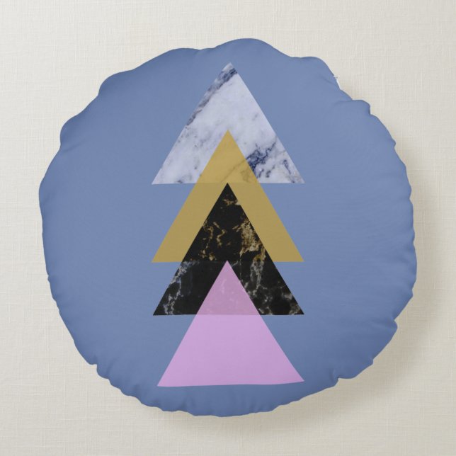 Almofada Redonda Abstrato escandinava #885 (Verso)