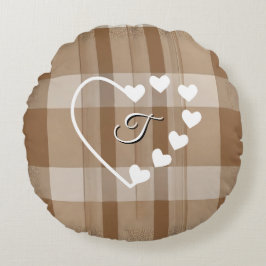 Almofada Redonda Ação de Graças de Xadrez Legista