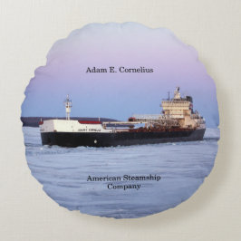 Almofada Redonda Adam E. Cornelius, travesseiro redondo