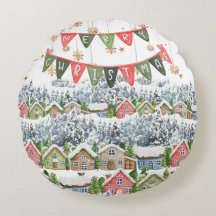 Aldeia de Natal Bonita Snowy