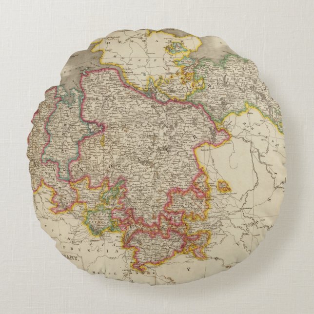 Almofada Redonda Alemanha do norte (Frente)