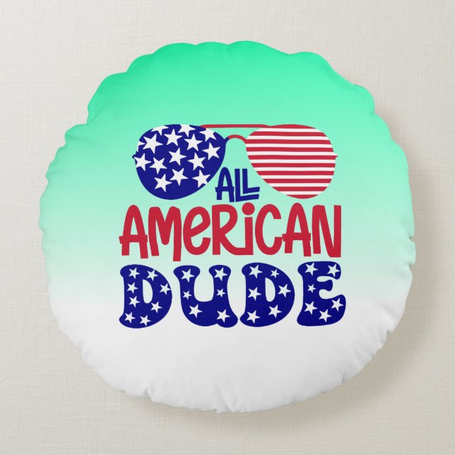 Almofada Redonda All American Dude-32286 (Frente)