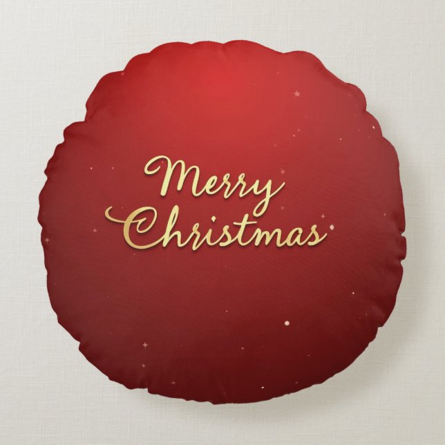 Almofada Redonda almofada de Natal (Frente)