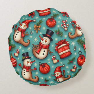 Almofada Redonda almofada de Natal