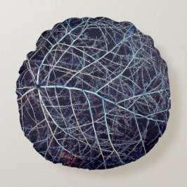 Almofada Redonda Amaranto do inverno