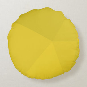 Almofada Redonda Amarelo, simples, moderno, legal, arte geométrica