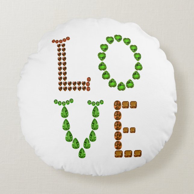 Almofada Redonda Amor (Frente)