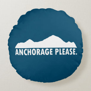 Almofada Redonda Anchorage Alaska, por favor