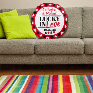 Almofada Redonda Aniversário de Casino de Las Vegas