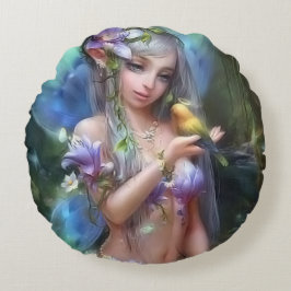 Almofada Redonda anjo fofo