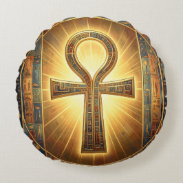 Almofada Redonda Ankh Symbol Meaning – Key of Life´7