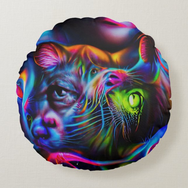 Almofada Redonda Antrofobia (Frente)