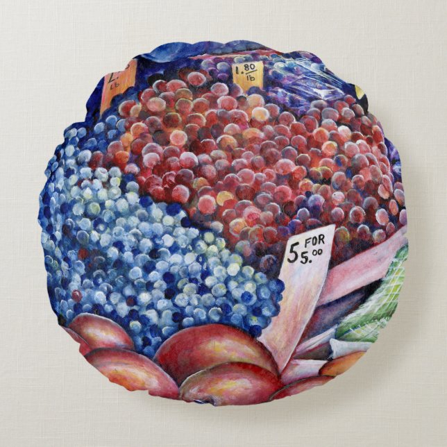 Almofada Redonda Apenas Para Consumo Mental (Frente)