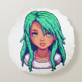 Almofada Redonda Aqua Serenity