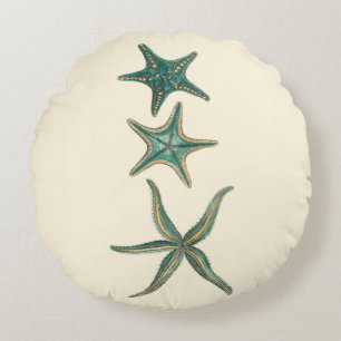 Almofada Redonda Aquamarine Triple Starfish