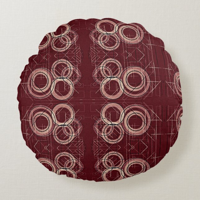 Almofada Redonda Arquitetura (Frente)