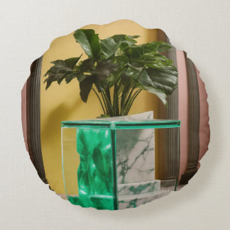 Almofada Redonda arte travesseiro