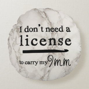 Almofada Redonda Artesanato de Licença de Gancho Crochet Design Mar