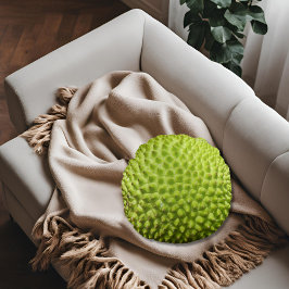 Almofada Redonda Artocarpus Camansi Pillow redondo Botânico