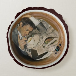 Almofada Redonda Arty Valentine Gift Collection- Decadent Noir