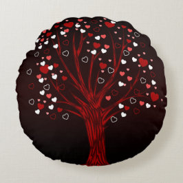 Almofada Redonda Árvore do Coração