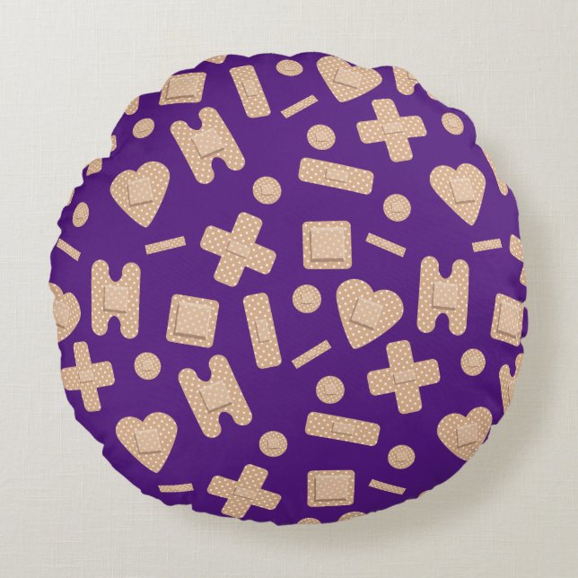 Almofada Redonda Associação de Bandagem (Frente)